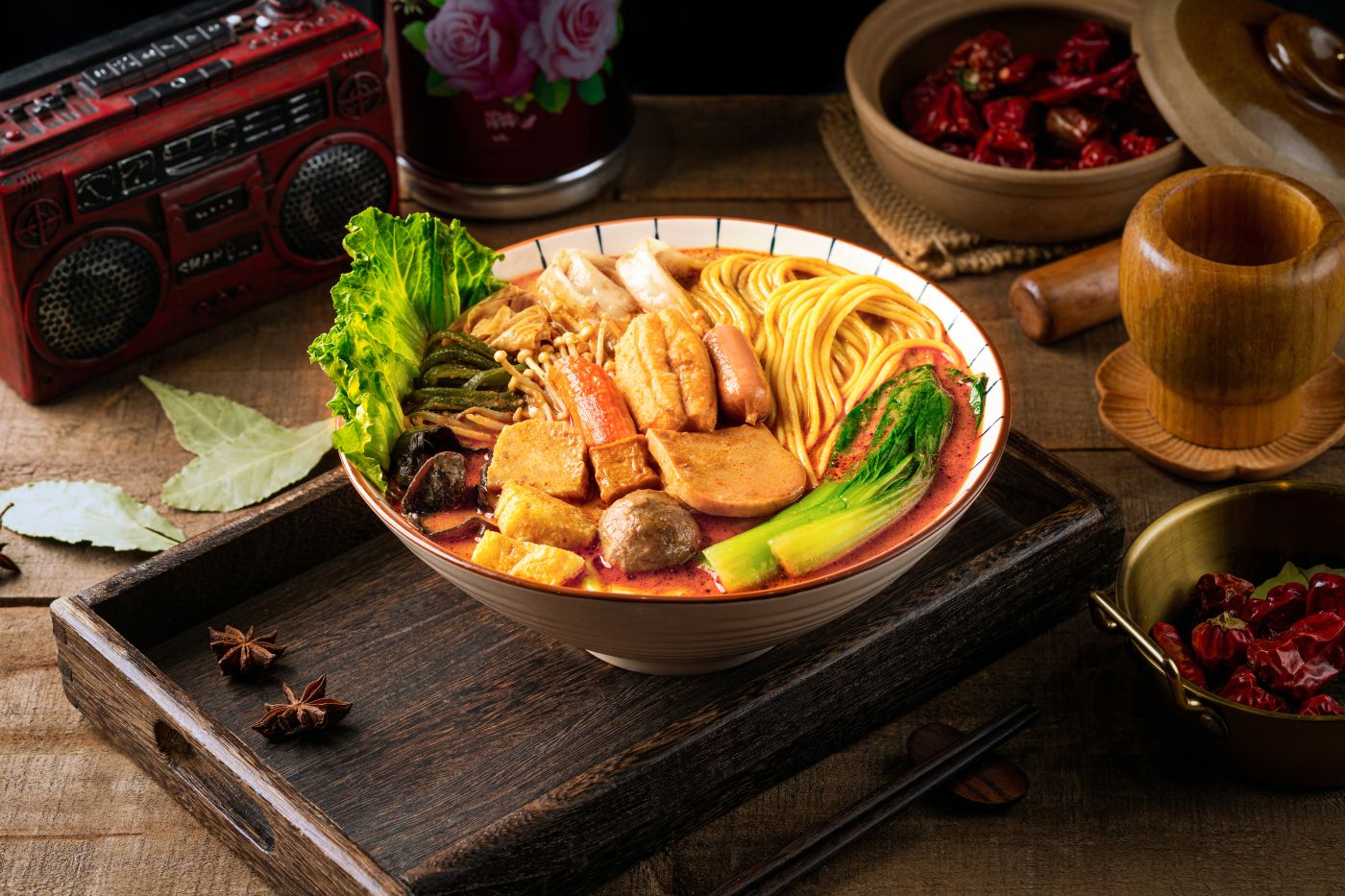 糊涂婶麻辣烫招牌